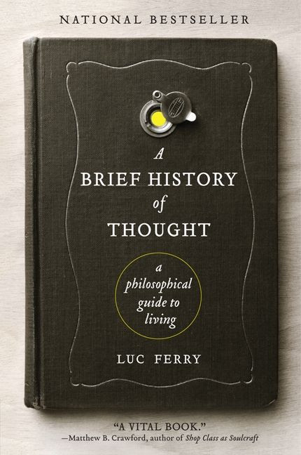 A Brief History of Thought: A Philosophical Guide to Living (Learning to Live #1) book cover by Luc Ferry