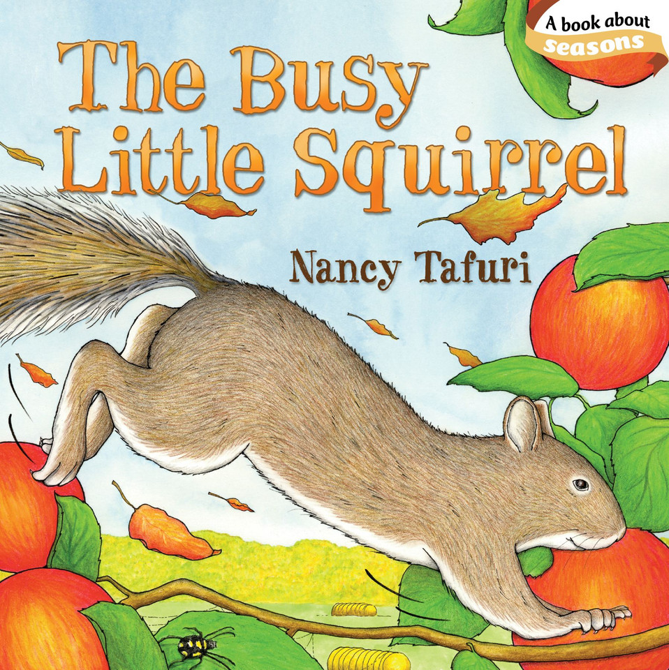 The Busy Little Squirrel (Classic Board Books) book cover by Nancy Tafuri