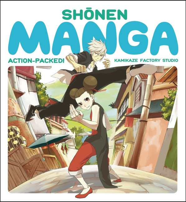 Shonen Manga: Action-Packed! book cover by Kamikaze Factory Studio