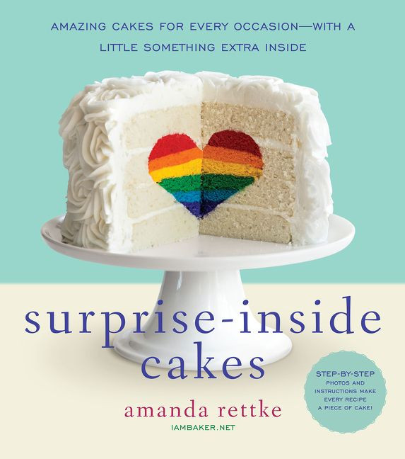 Surprise-Inside Cakes: Amazing Cakes for Every Occasion--with a Little Something Extra Inside book cover by Amanda Rettke