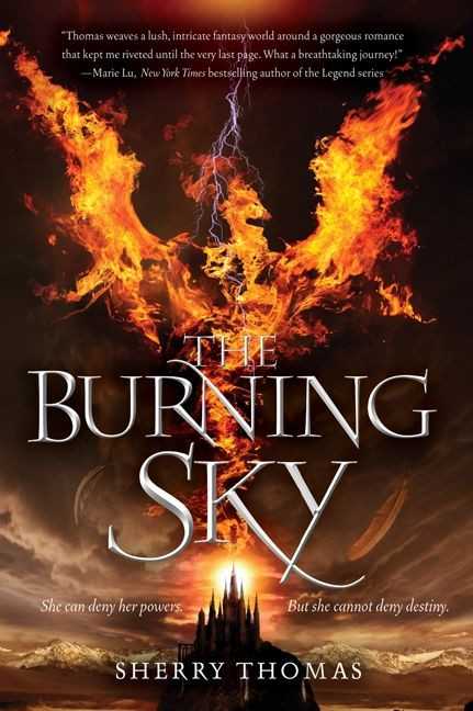 The Burning Sky (Elemental Trilogy #1) book cover by Sherry Thomas
