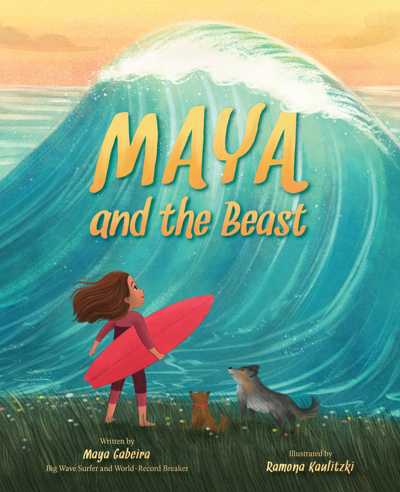 Maya and the Beast: A Picture Book book cover by Maya Gabeira