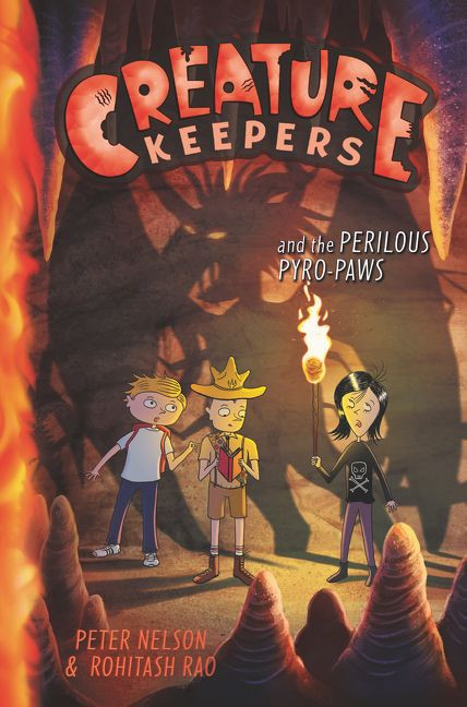 Creature Keepers and the Perilous Pyro-Paws (Creature Keepers #4) book cover by Peter Nelson
