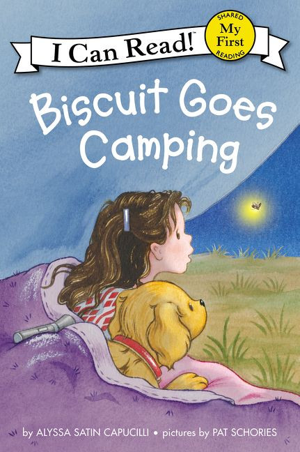 Biscuit Goes Camping (My First I Can Read) book cover by Alyssa Satin Capucilli