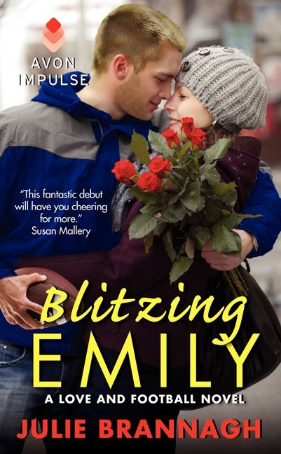 Blitzing Emily: A Love and Football Novel (Love and Football #1) book cover by Julie Brannagh