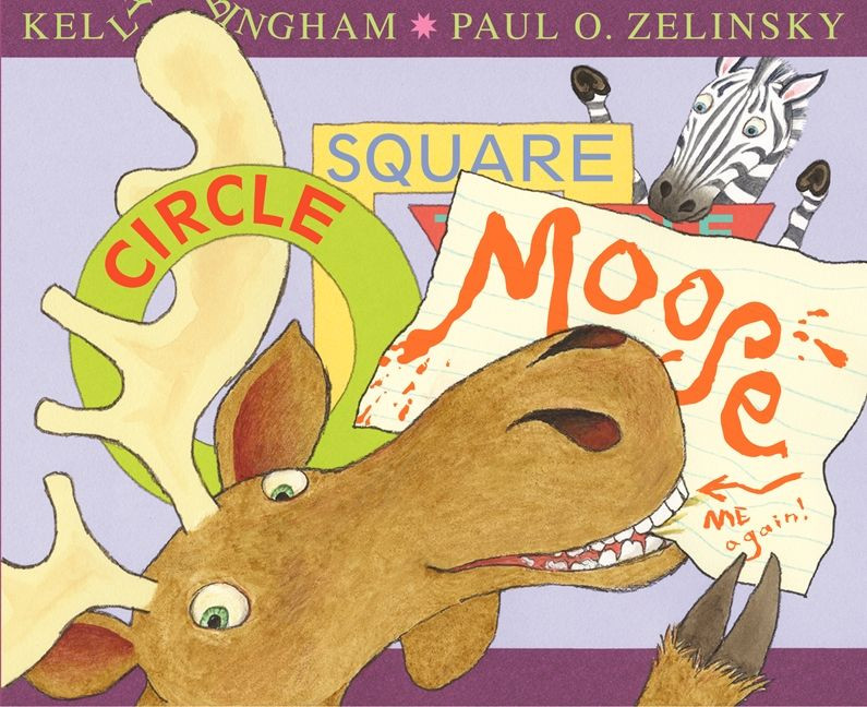 Circle, Square, Moose book cover by Kelly Bingham