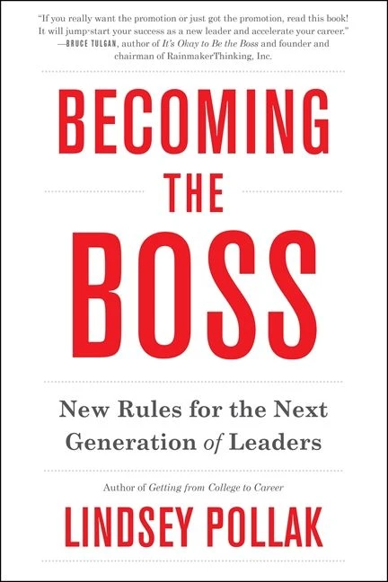 Becoming the Boss: New Rules for the Next Generation of Leaders book cover by Lindsey Pollak