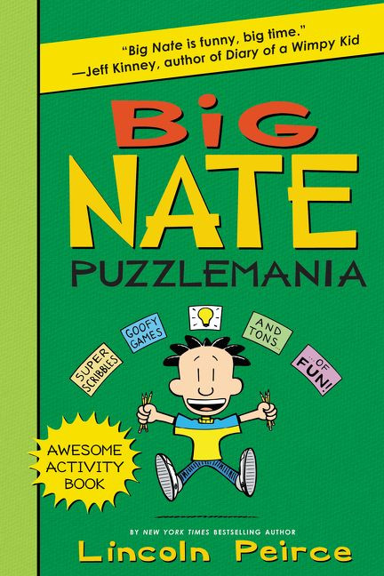 Big Nate Puzzlemania (Big Nate Activity Book #6) book cover by Lincoln Peirce