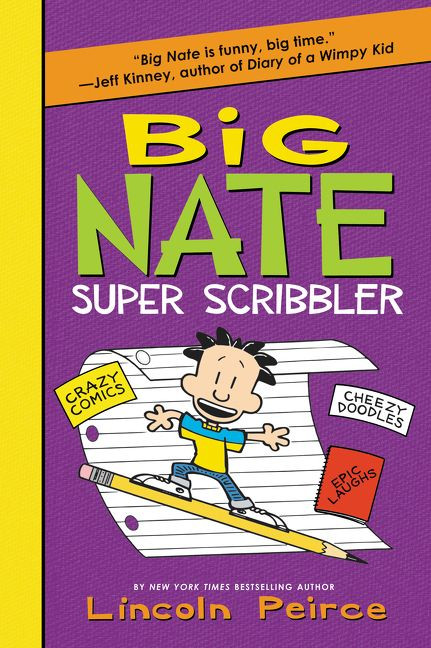 Big Nate Super Scribbler (Big Nate Activity Book #5) book cover by Lincoln Peirce