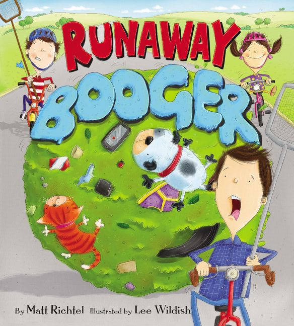 Runaway Booger book cover by Matt Richtel