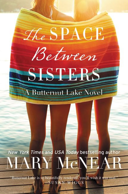 The Space Between Sisters: A Butternut Lake Novel book cover by Mary McNear