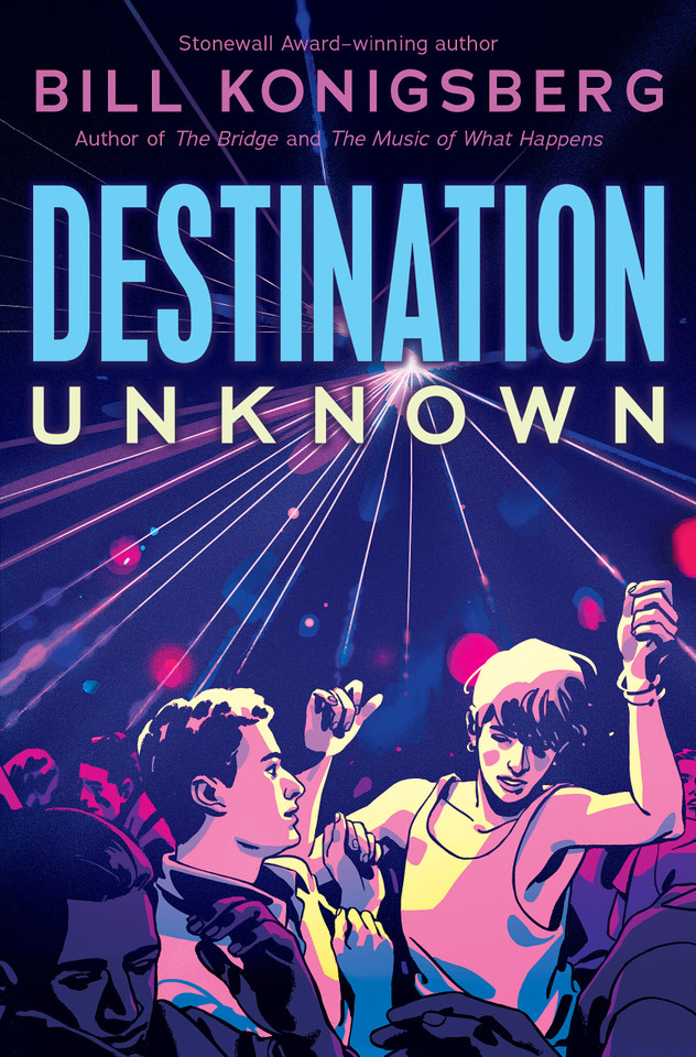 Destination Unknown book cover by Bill Konigsberg