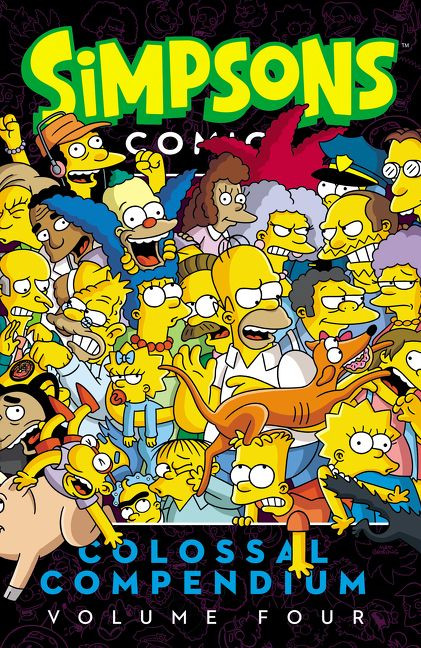 Simpsons Comics Colossal Compendium Volume 4 (Simpsons Comics #4) book cover by Matt Groening