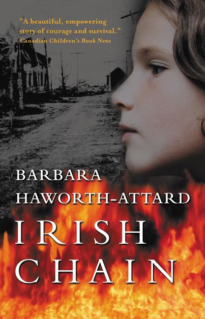 Irish Chain book cover by Barbara Haworth-Attard