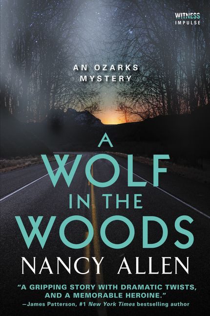 A Wolf in the Woods: An Ozarks Mystery (Ozarks Mysteries #4) book cover by Nancy Allen