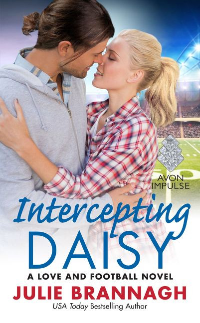 Intercepting Daisy: A Love and Football Novel (Love and Football) book cover by Julie Brannagh