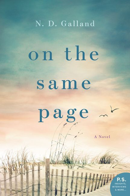 On the Same Page: A Novel book cover by N. D. Galland
