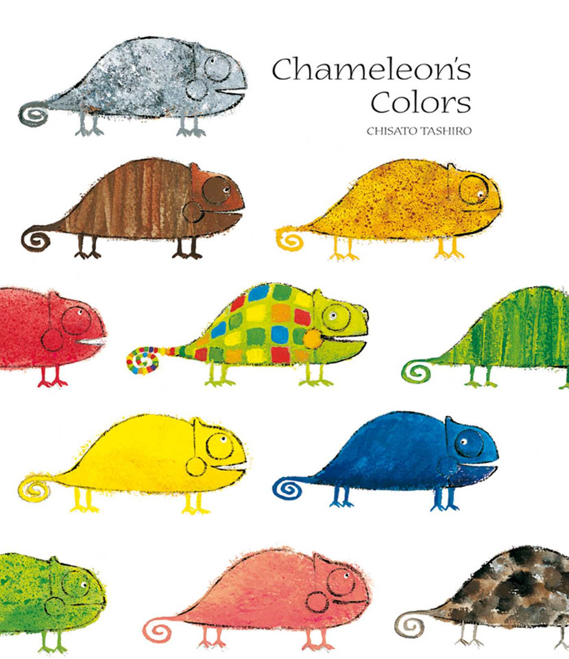 Chameleon's Colors (Michael Neugebauer Books (Paperback)) book cover by Chisato Tashiro