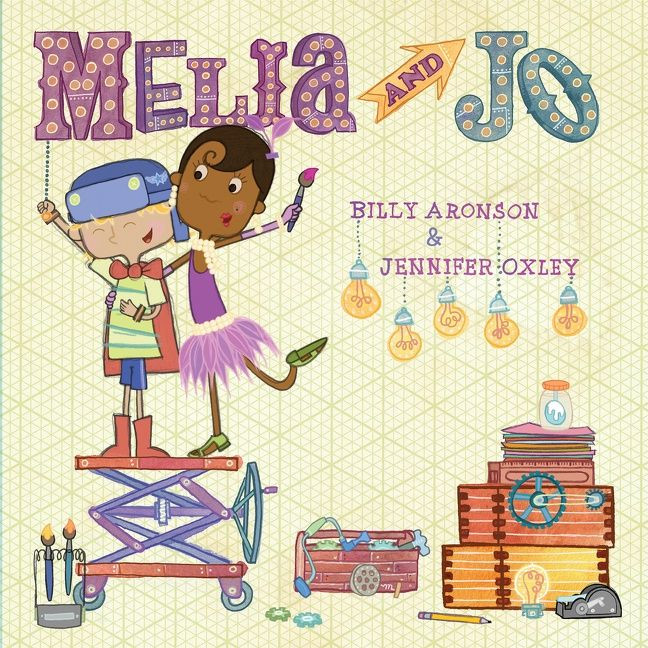 Melia and Jo book cover by Billy Aronson