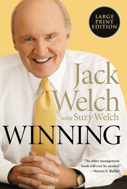 Winning book cover by Jack Welch, Suzy Welch