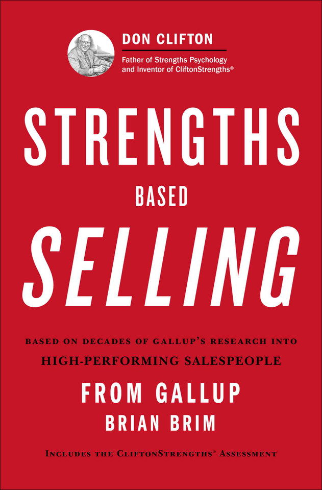 Strengths Based Selling book cover by Brian Brim, Gallup