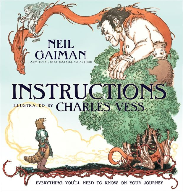 Instructions book cover by Neil Gaiman
