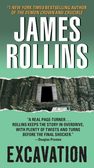 Excavation book cover by James Rollins