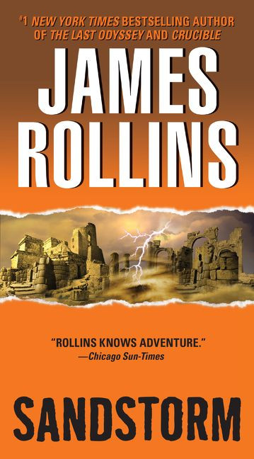 Sandstorm: A Sigma Force Novel (Sigma Force #1) book cover by James Rollins