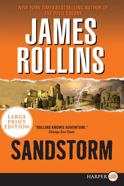 Sandstorm: A Sigma Force Novel (Sigma Force #1) book cover by James Rollins