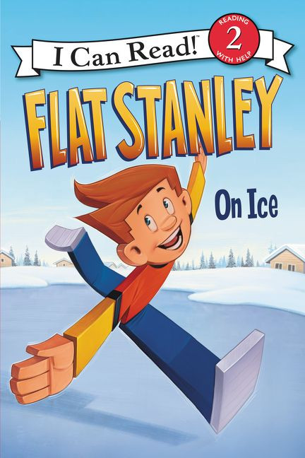 Flat Stanley: On Ice (I Can Read Level 2) book cover by Jeff Brown