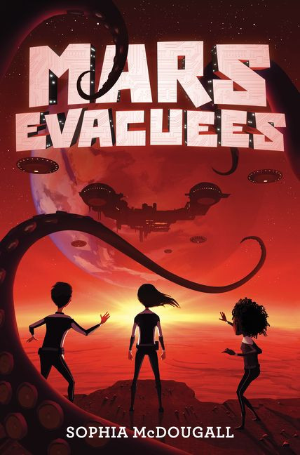 Mars Evacuees book cover by Sophia McDougall