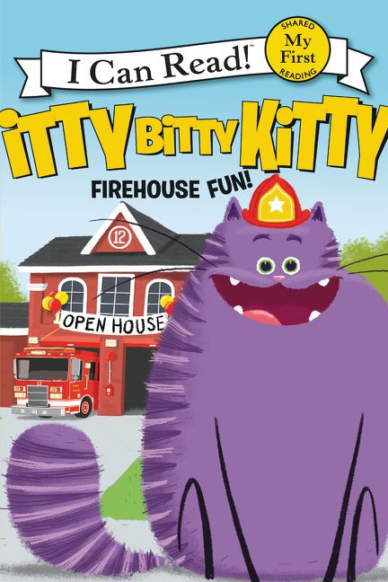 Itty Bitty Kitty: Firehouse Fun (My First I Can Read) book cover by Joan Holub