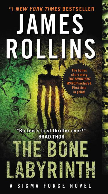 The Bone Labyrinth: A Sigma Force Novel (Sigma Force #11) book cover by James Rollins