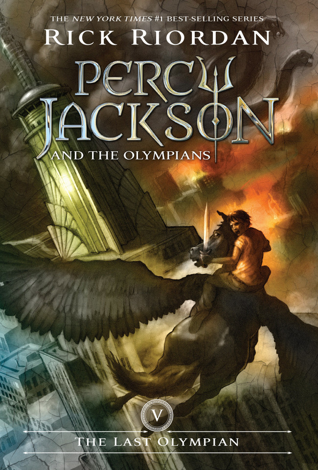 Percy Jackson and the Olympians, Book Five: The Last Olympian (Percy Jackson & the Olympians) book cover by Rick Riordan