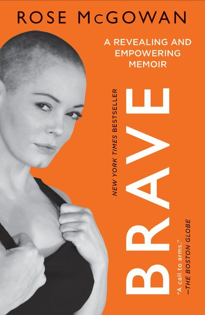 BRAVE book cover by Rose McGowan