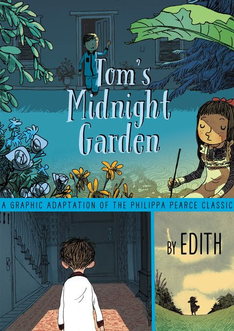 Tom's Midnight Garden Graphic Novel book cover by Philippa Pearce