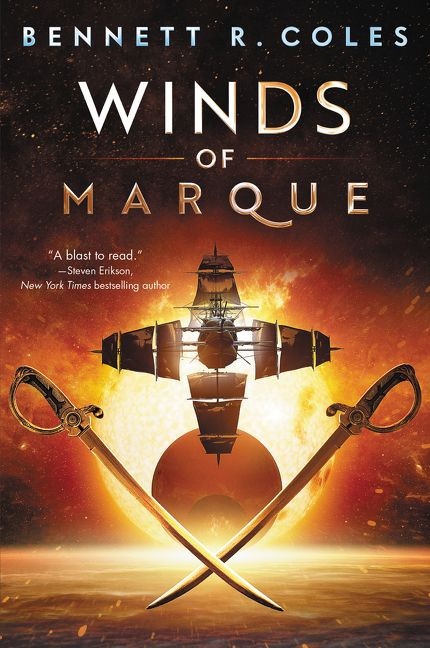 Winds of Marque: Blackwood & Virtue book cover by Bennett R. Coles