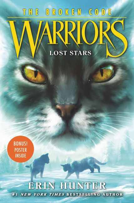 Warriors: The Broken Code #1: Lost Stars (Warriors: The Broken Code #1) book cover by Erin Hunter