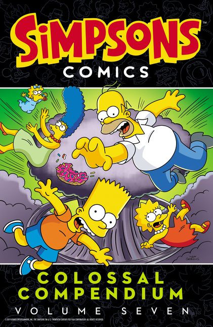 Simpsons Comics Colossal Compendium: Volume 7 (Simpsons Comics #12) book cover by Matt Groening