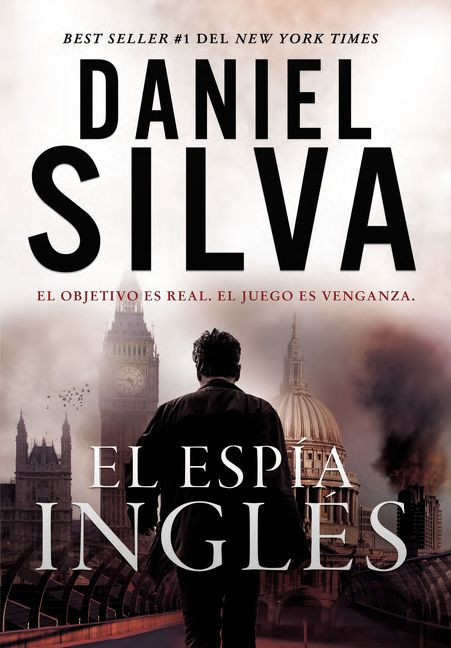 espía inglés book cover by Daniel Silva