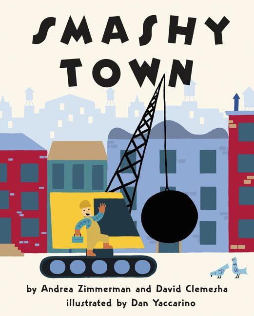 Smashy Town book cover by Andrea Zimmerman, David Clemesha