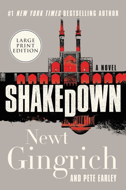 Shakedown: A Novel (Mayberry and Garrett #2) book cover by Newt Gingrich, Pete Earley