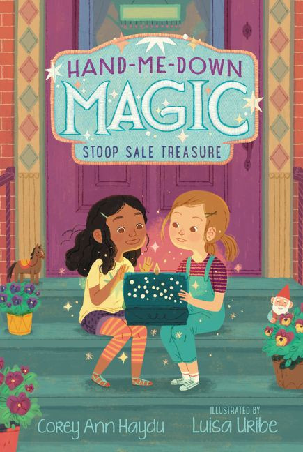 Hand-Me-Down Magic #1: Stoop Sale Treasure (Hand-Me-Down Magic #1) book cover by Corey Ann Haydu