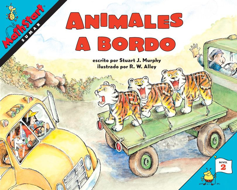 Animales a bordo: Edicion de espanol: Sumar (MathStart 2) book cover by Stuart J. Murphy