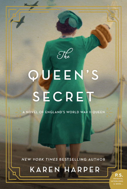 The Queen's Secret: A Novel of England's World War II Queen book cover by Karen Harper