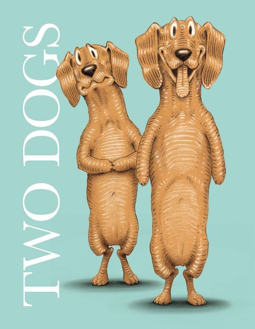 Two Dogs book cover by Ian Falconer