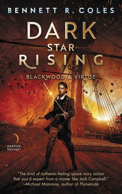 Dark Star Rising: Blackwood & Virtue book cover by Bennett R. Coles