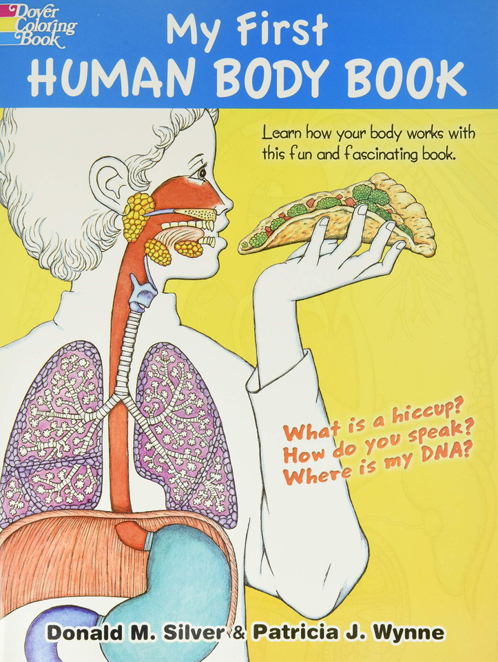 My First Human Body Book Coloring Book (Green) (Dover Science for Kids Coloring Books)- cover My First Human Body Book Coloring Book (Green) (Dover Science for Kids Coloring Books)- cover