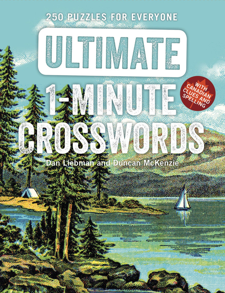 Ultimate 1-Minute Crosswords: 250 Puzzles for Everyone Low Price Edition book cover by Dan Liebman, Duncan McKenzie