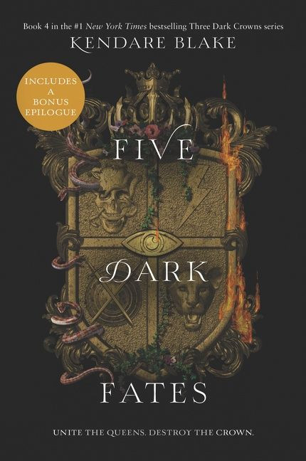 Five Dark Fates (Three Dark Crowns #4) book cover by Kendare Blake